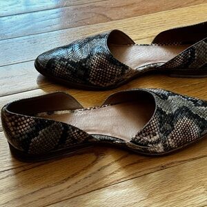 Madewell Snakeskin Flat